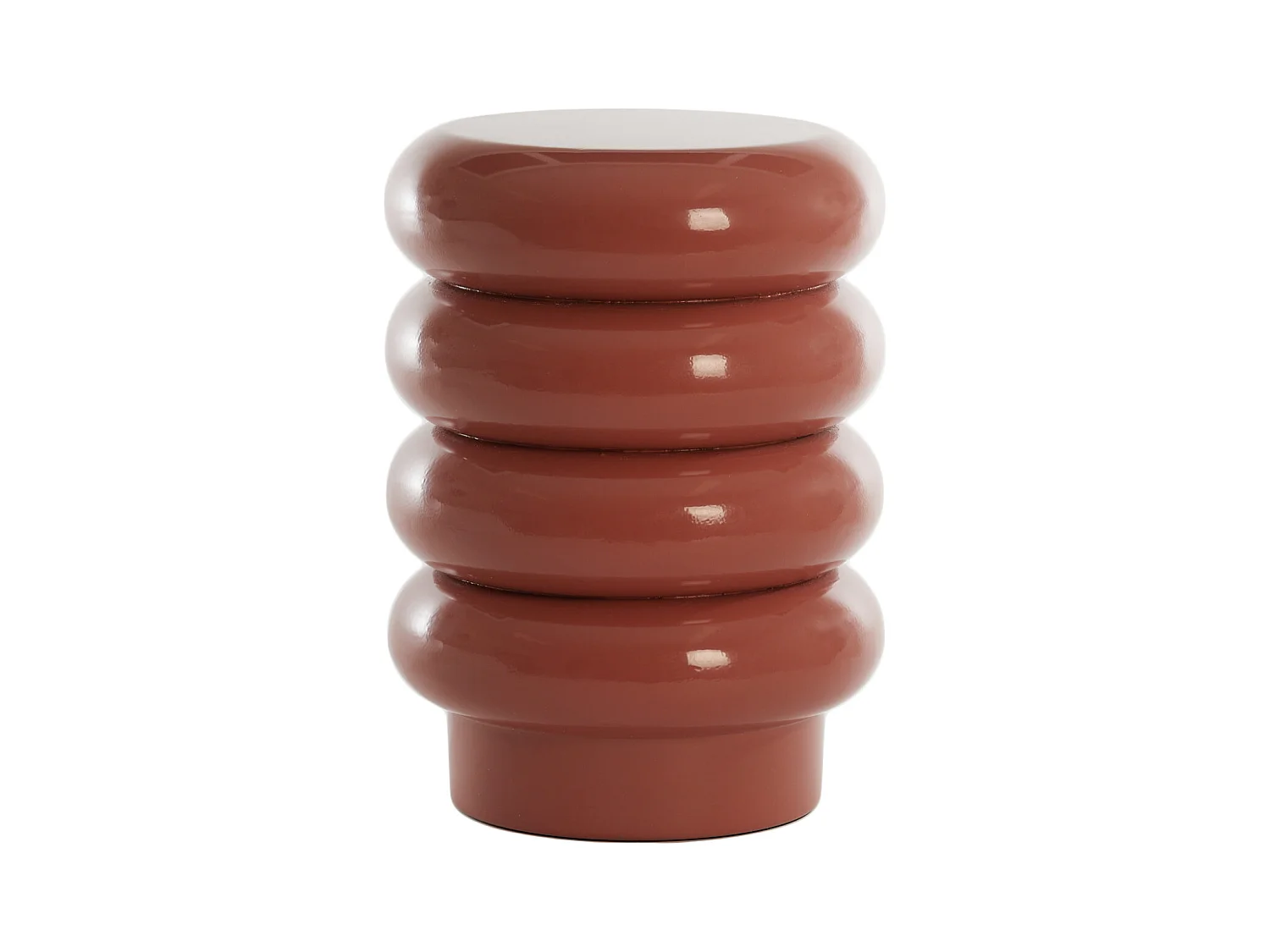 Table d'appoint MIROGI - Ø30x40cm - Rouge