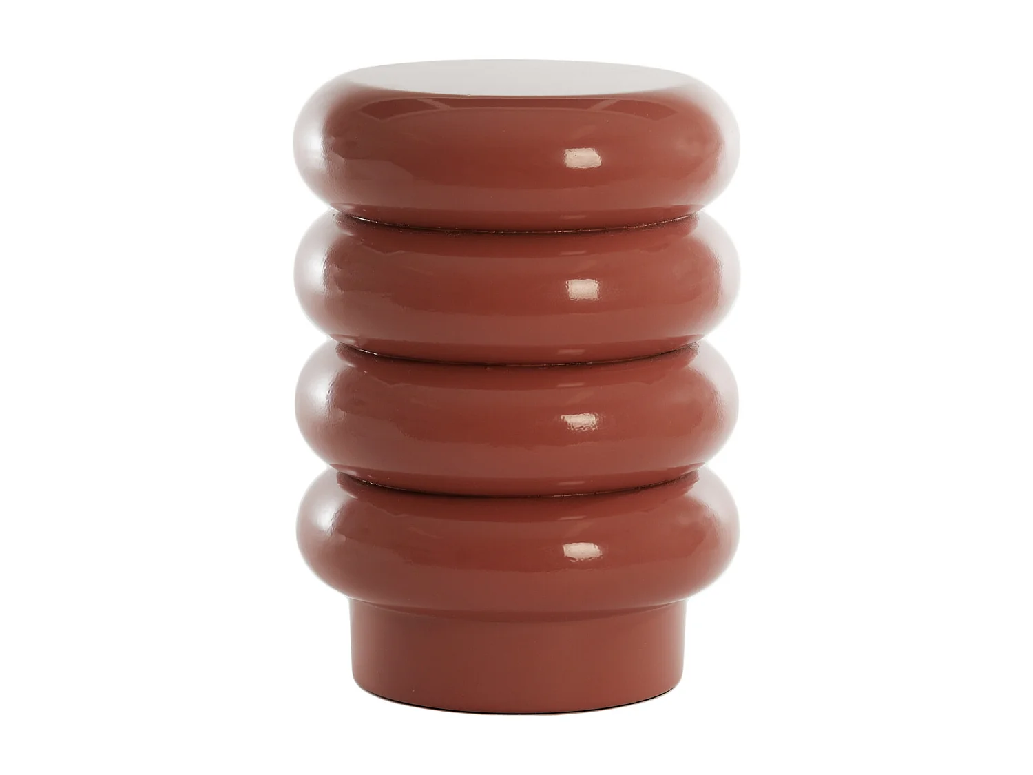 Table d'appoint MIROGI - Ø30x40cm - Rouge