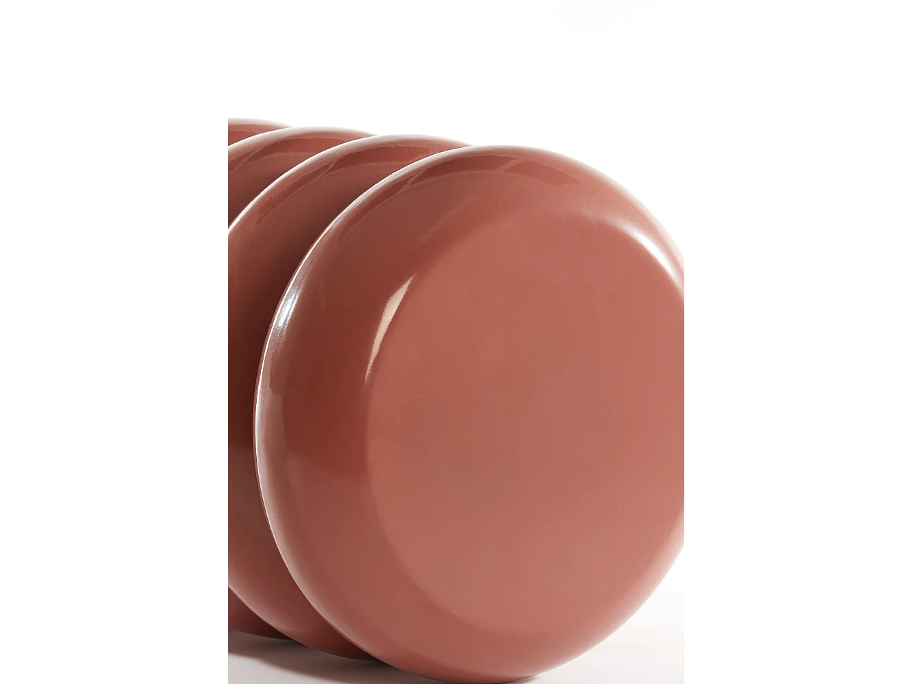 Table d'appoint MIROGI - Ø30x40cm - Rouge