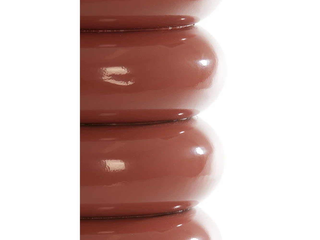 Table d'appoint MIROGI - Ø30x40cm - Rouge