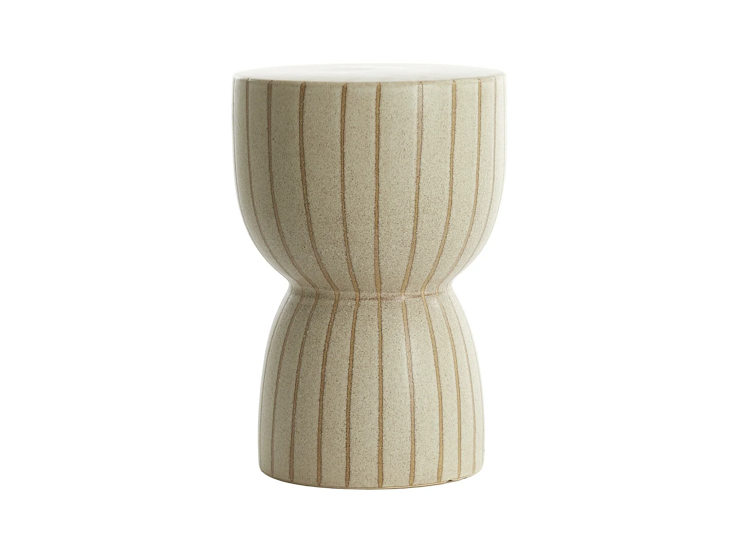Table d'appoint FINCA - Ø28,5x42cm - Marron
