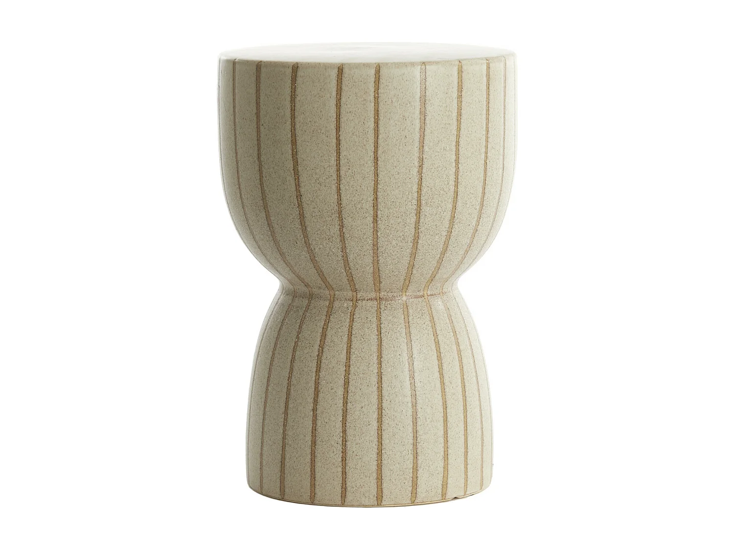 Bijzettafel FINCA - Ø28.5x42cm - Bruin