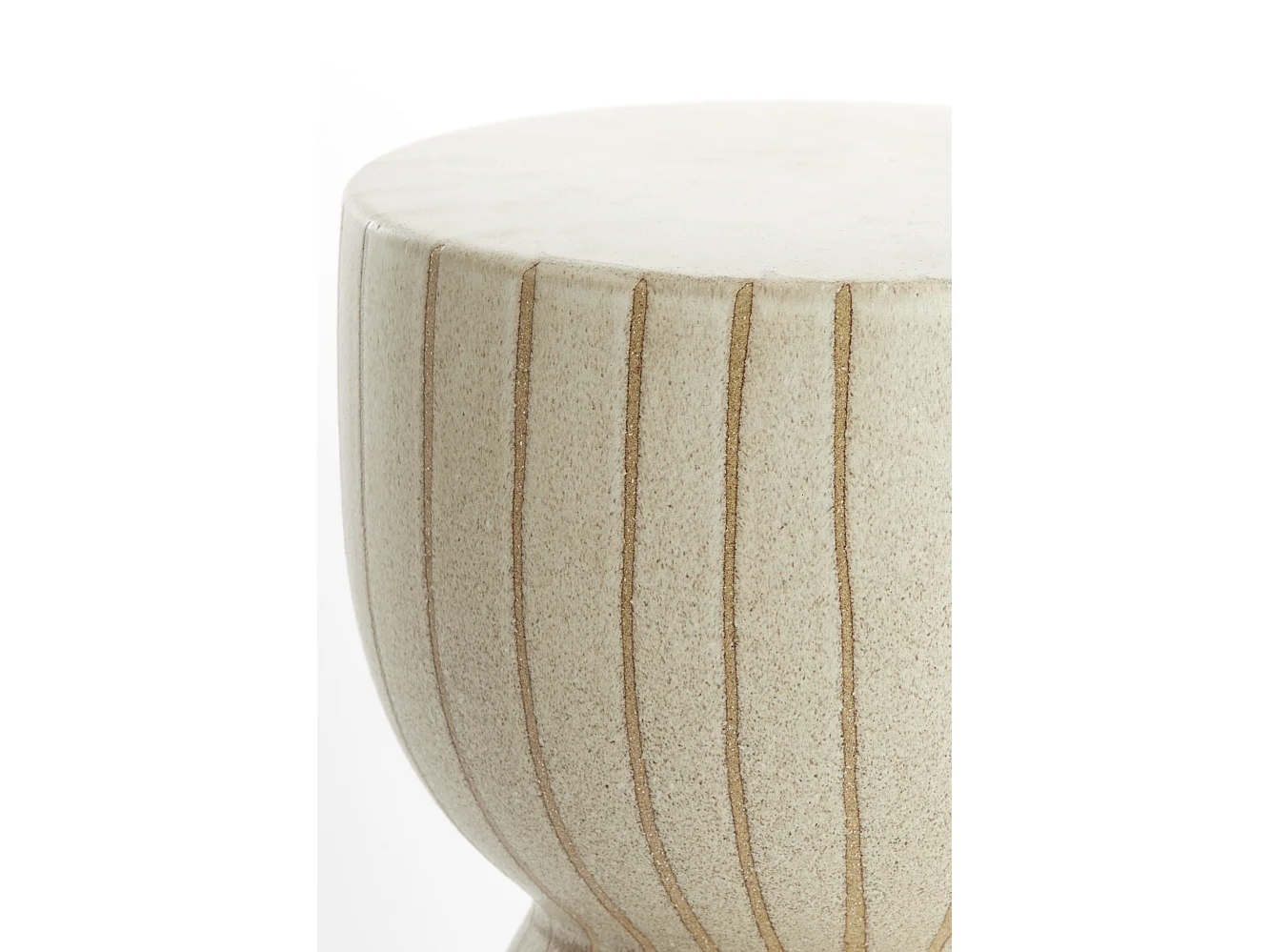 Bijzettafel FINCA - Ø28.5x42cm - Bruin