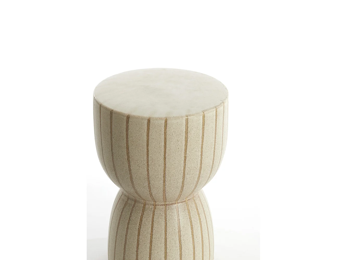 Bijzettafel FINCA - Ø28.5x42cm - Bruin