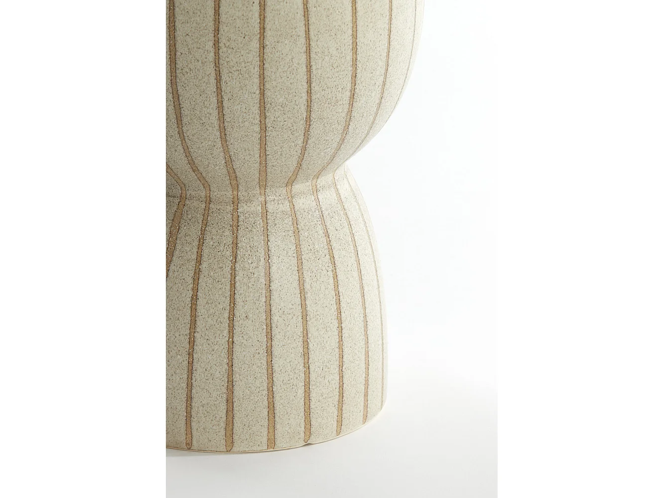 Bijzettafel FINCA - Ø28.5x42cm - Bruin