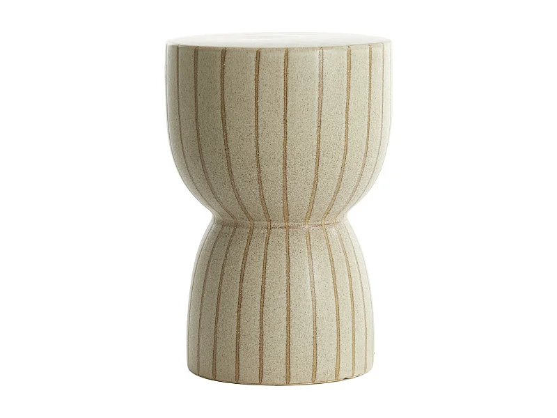 Bijzettafel FINCA - Ø28.5x42cm - Bruin