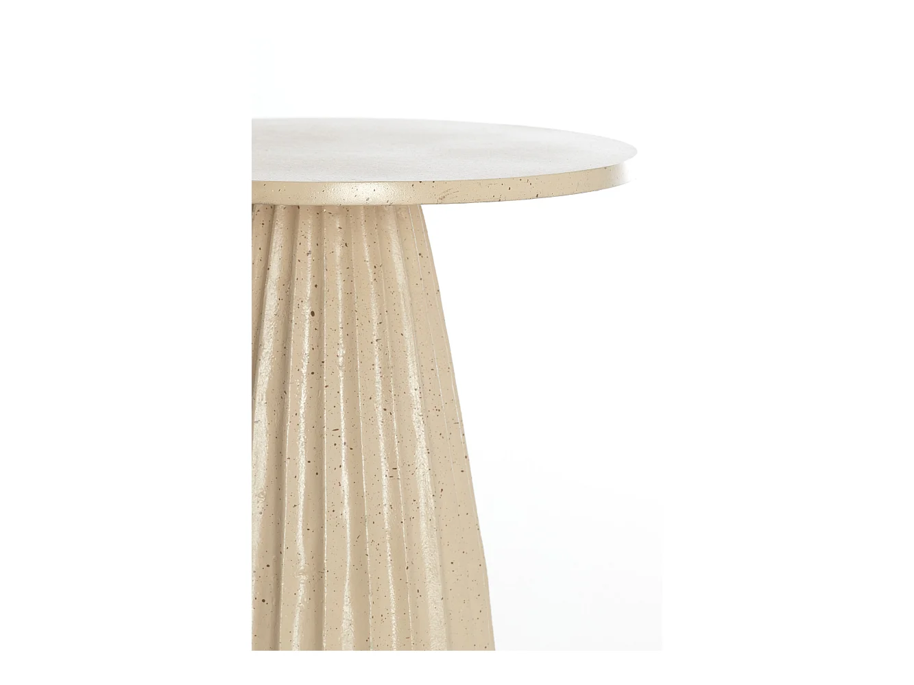 Table d'appoint VEGLIA - Ø40x51cm - Marron