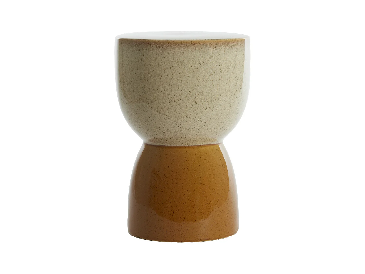 Table d'appoint FINCA - Ø28,5x42cm - Blanc
