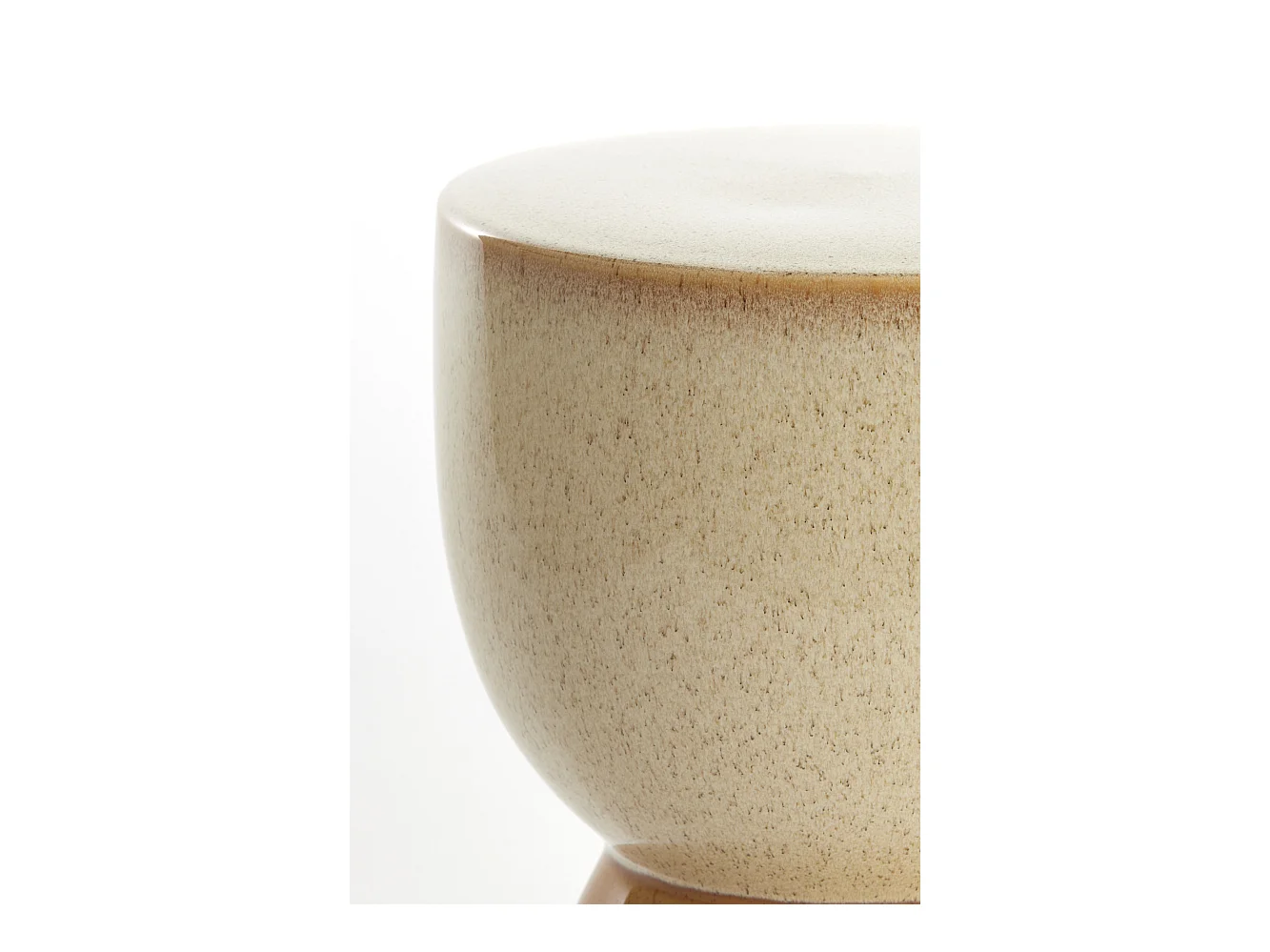 Table d'appoint FINCA - Ø28,5x42cm - Blanc