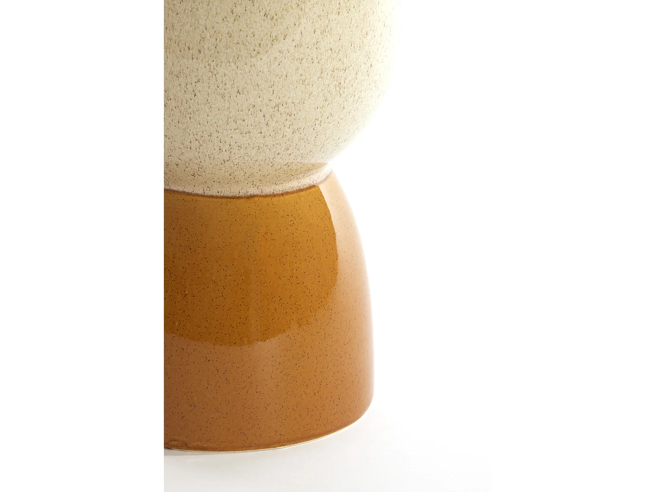 Table d'appoint FINCA - Ø28,5x42cm - Blanc