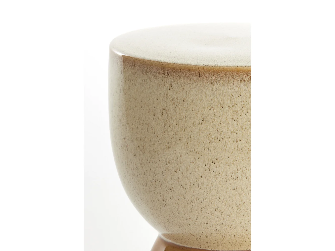 Table d'appoint FINCA - Ø28,5x42cm - Blanc