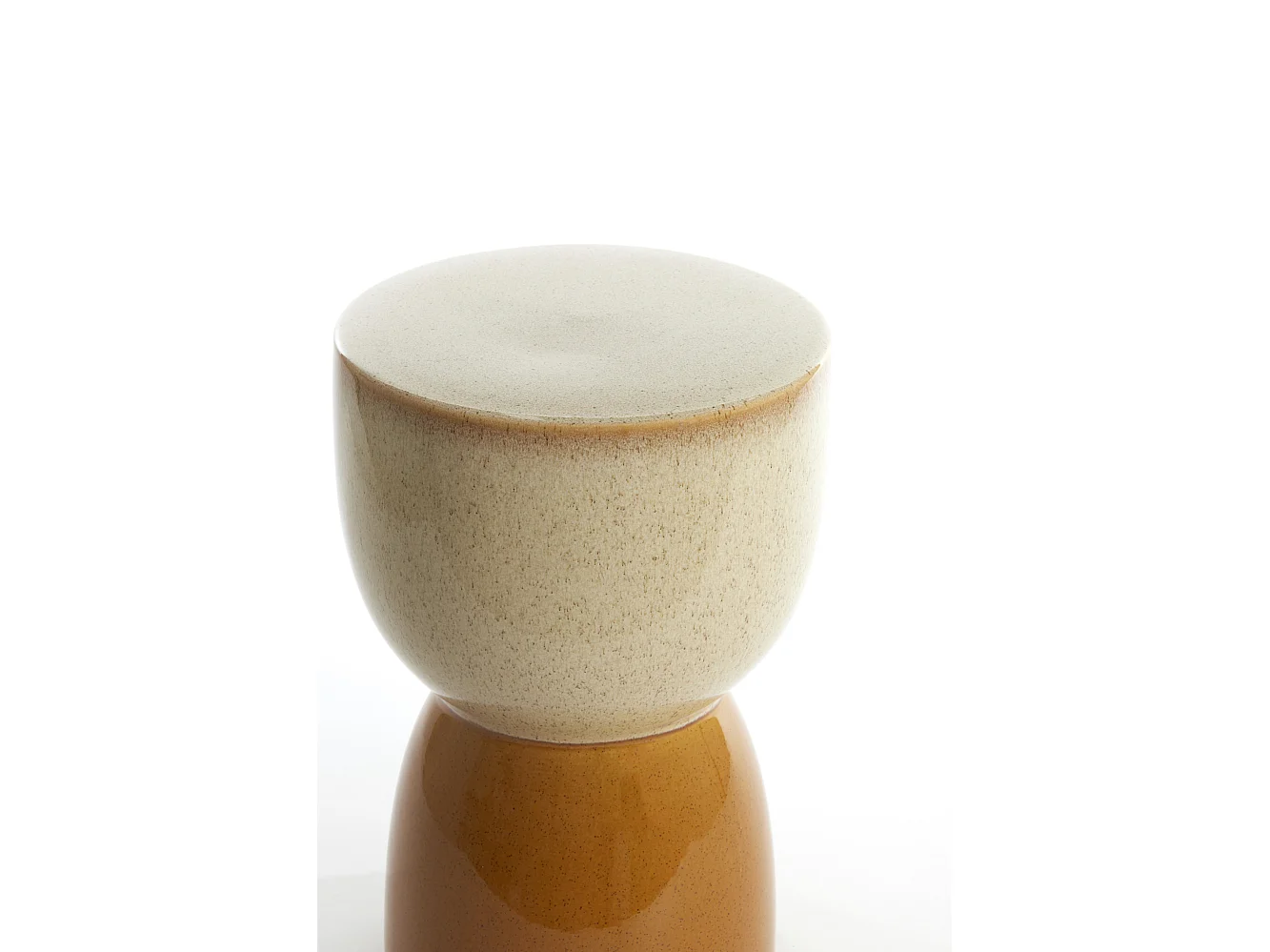 Table d'appoint FINCA - Ø28,5x42cm - Blanc