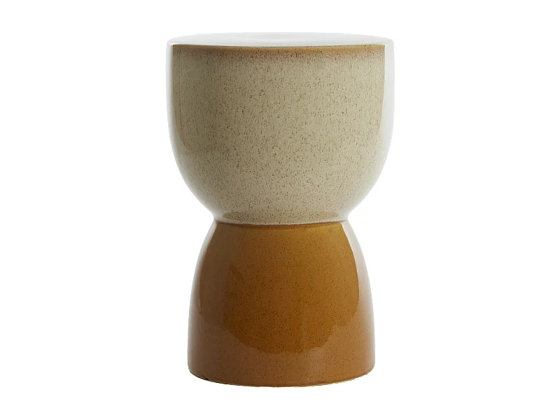 Table d'appoint FINCA - Ø28,5x42cm - Blanc