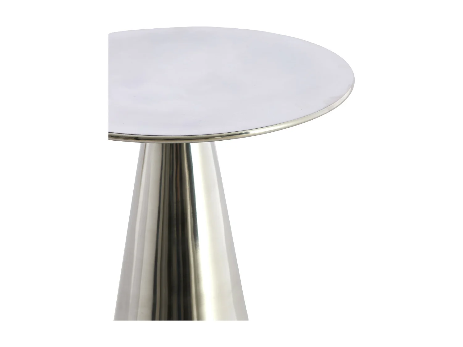 Table d'appoint LEOVA - Ø35x45cm - Gris