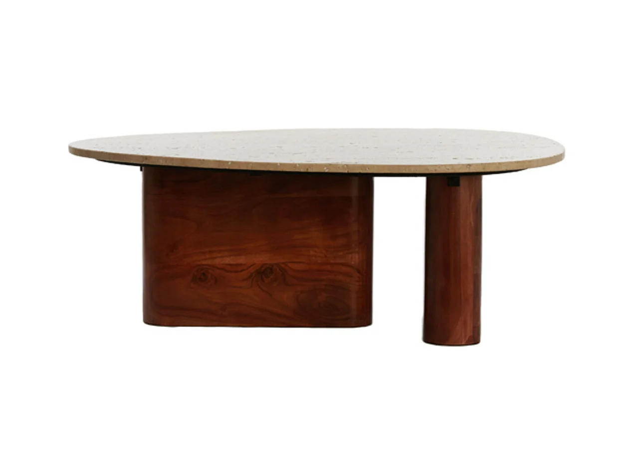 Table basse MAHELONA - 90x72x31cm - Marron