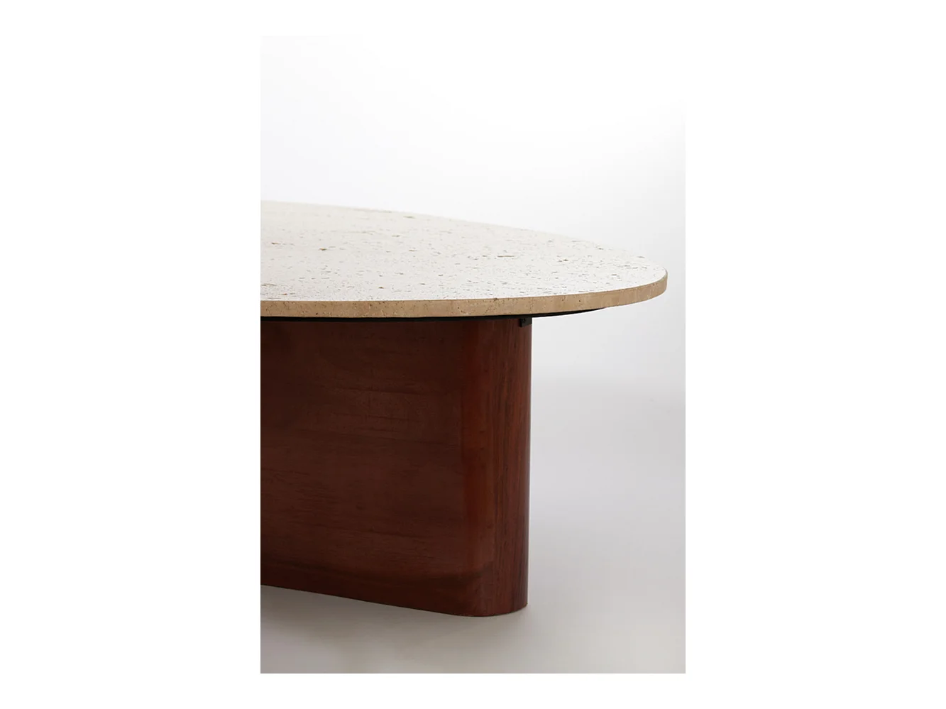 Table basse MAHELONA - 90x72x31cm - Marron