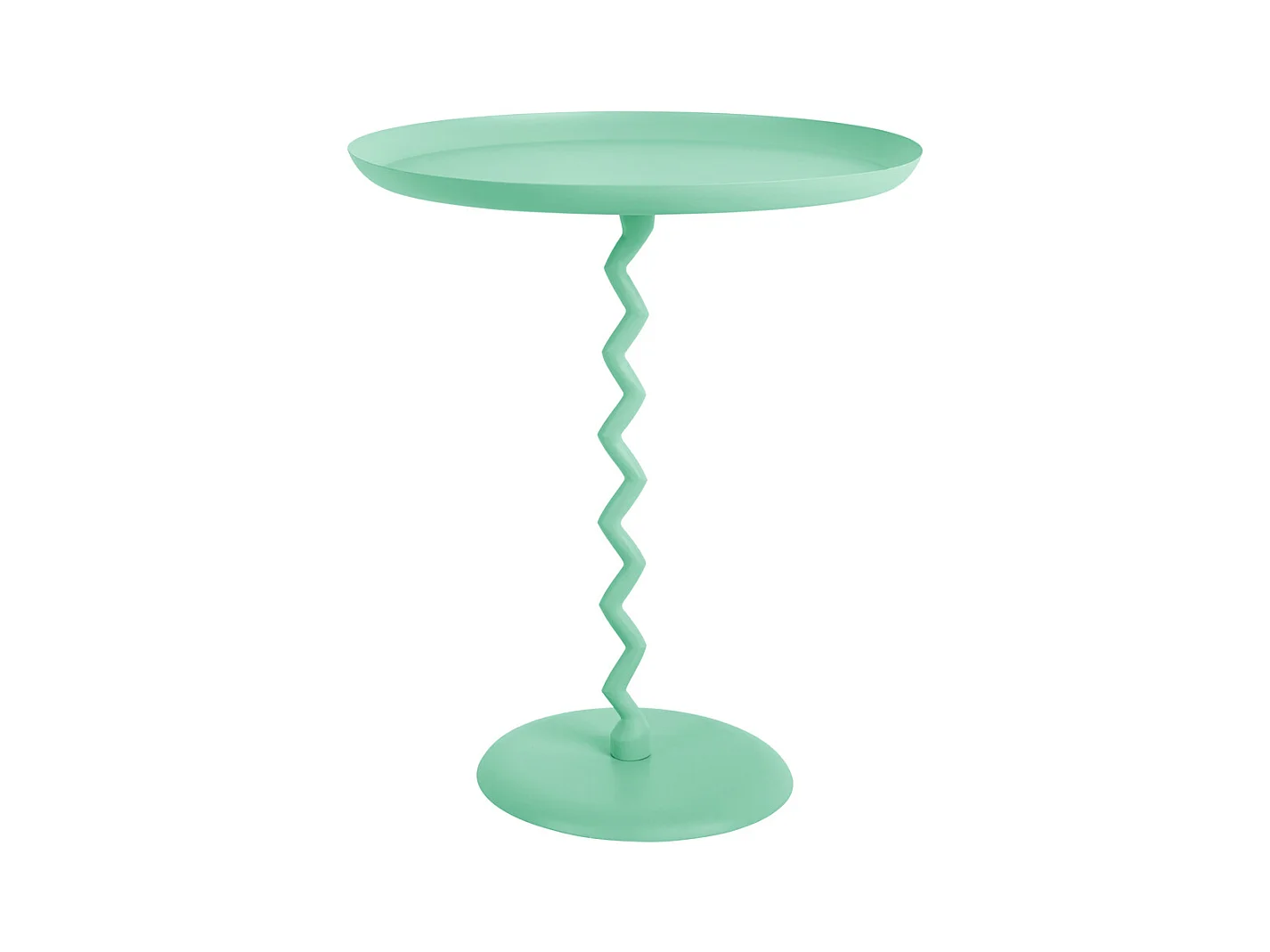 Table d'appoint Zig Zag Large - Bleu turquoise