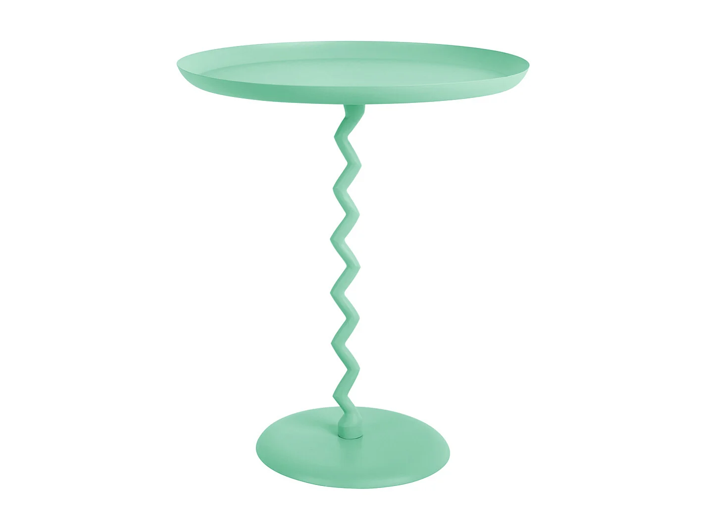 Table d'appoint Zig Zag Large - Bleu turquoise