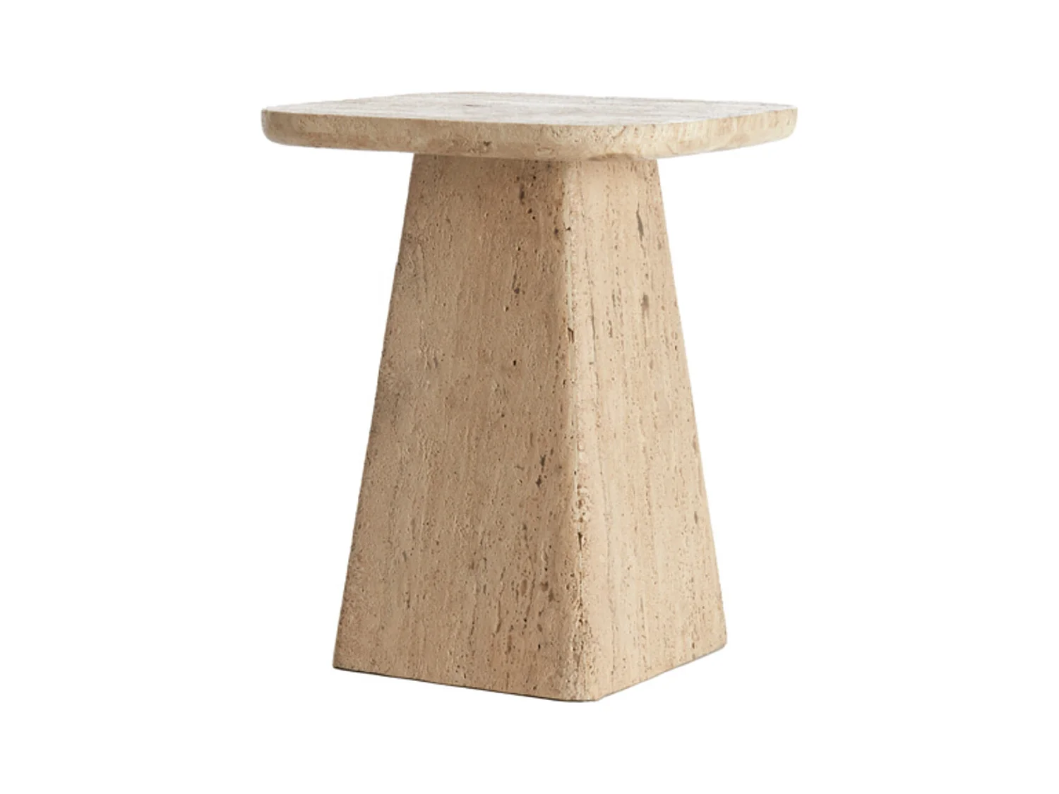 Table d'appoint KEPAMI - Ø40x49cm - Marron