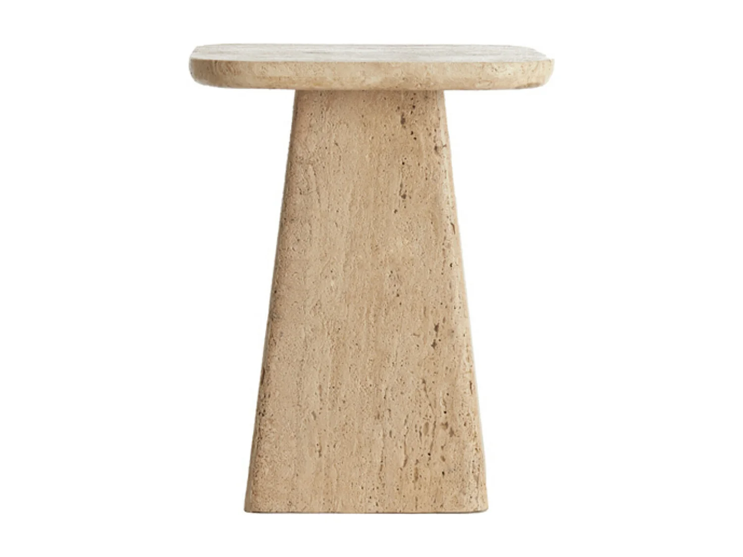 Bijzettafel KEPAMI - Ø40x49cm - Bruin