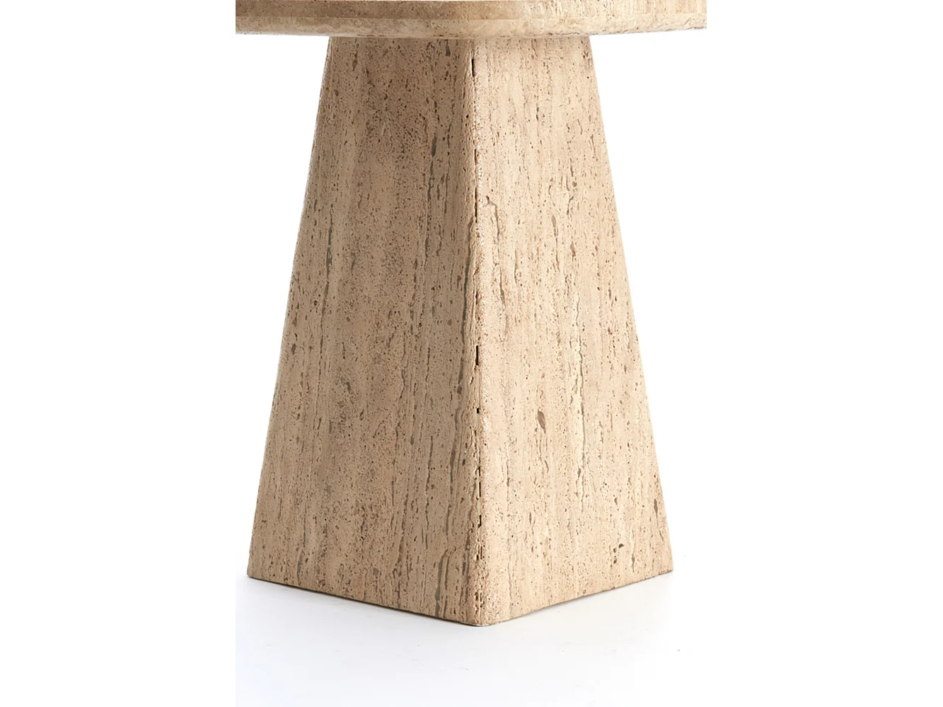 Bijzettafel KEPAMI - Ø40x49cm - Bruin