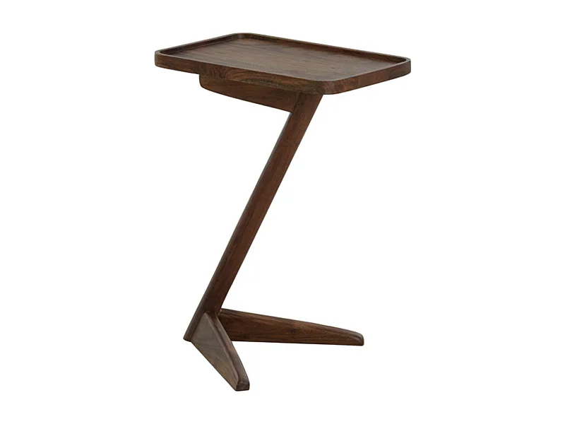 Table d'appoint QIANO - 45x42x63cm - Marron