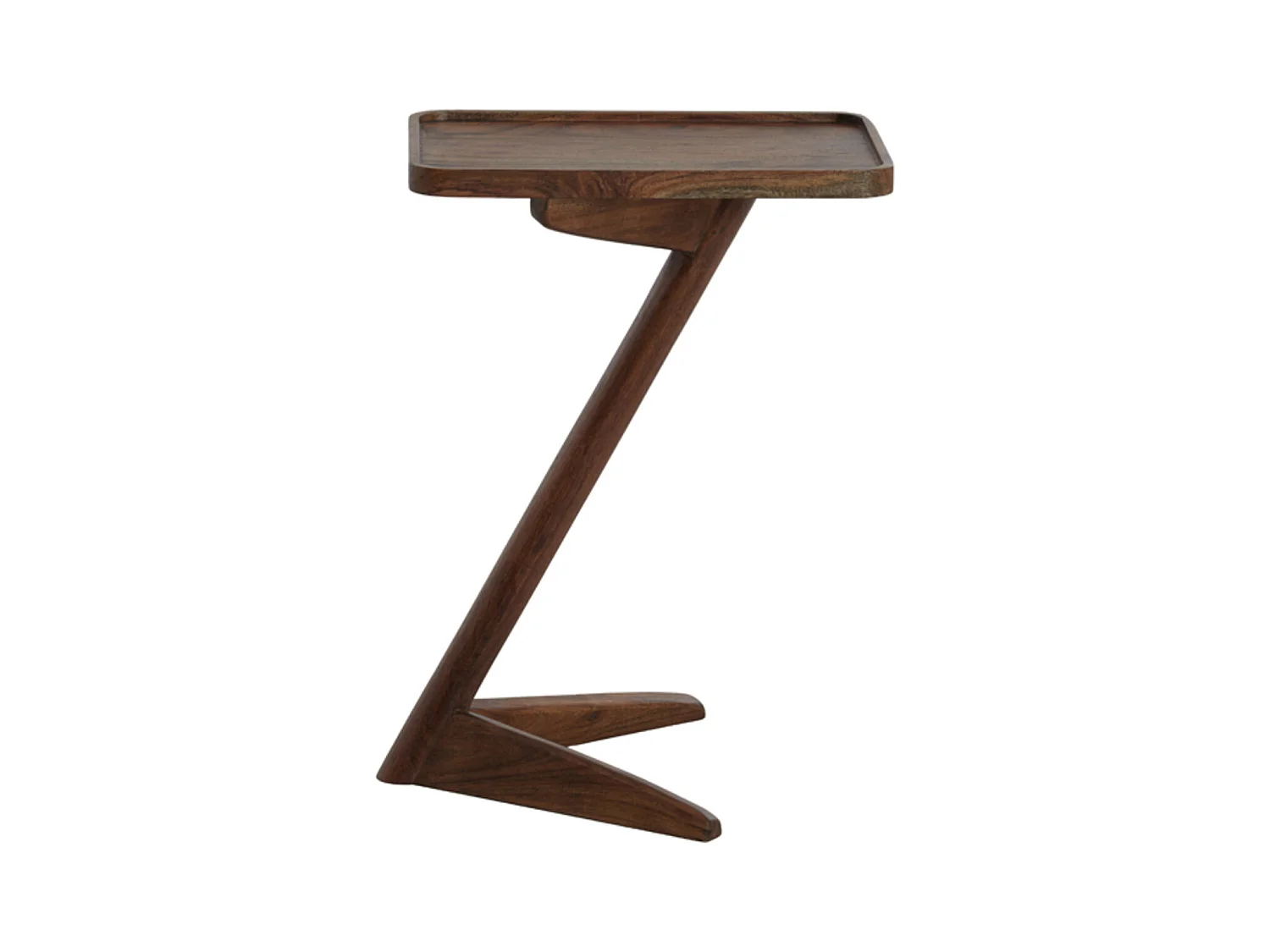 Table d'appoint QIANO - 45x42x63cm - Marron