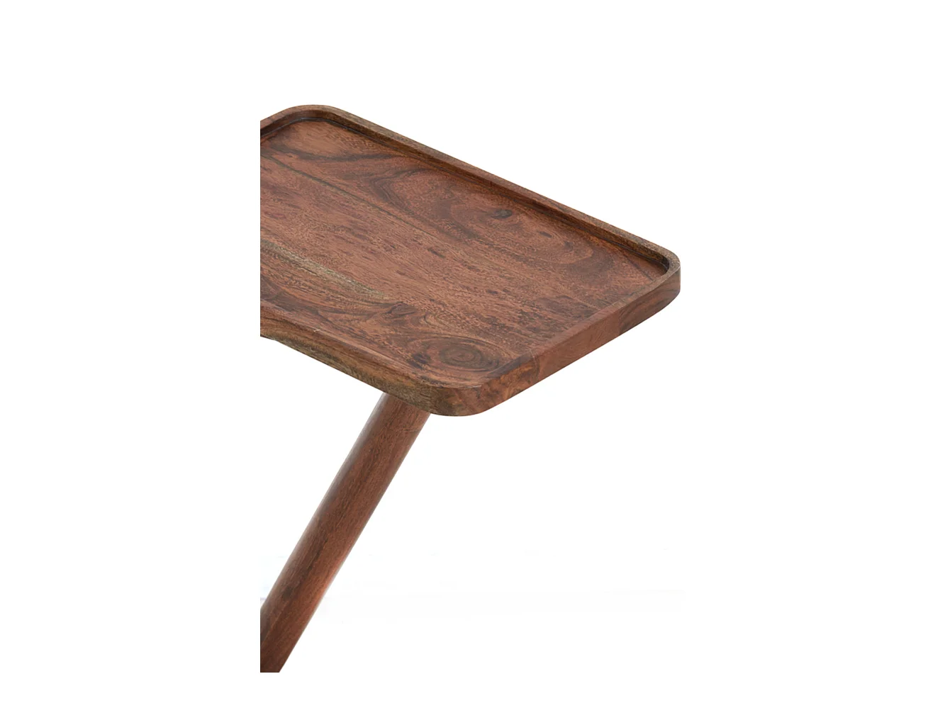 Table d'appoint QIANO - 45x42x63cm - Marron