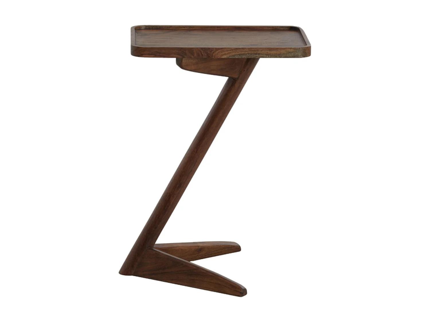 Table d'appoint QIANO - 45x42x63cm - Marron