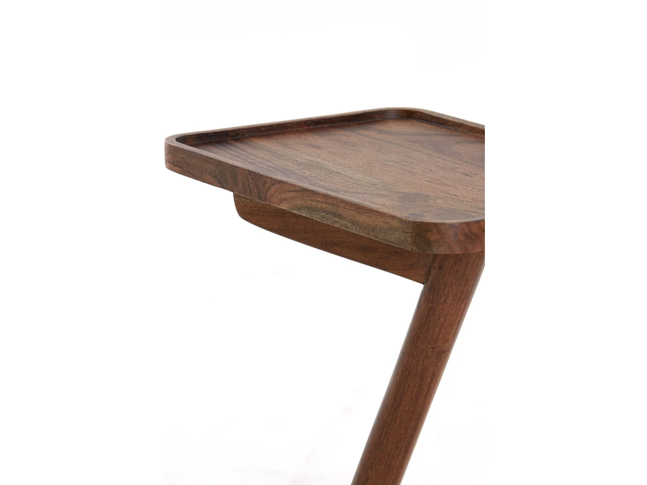 Table d'appoint QIANO - 45x42x63cm - Marron