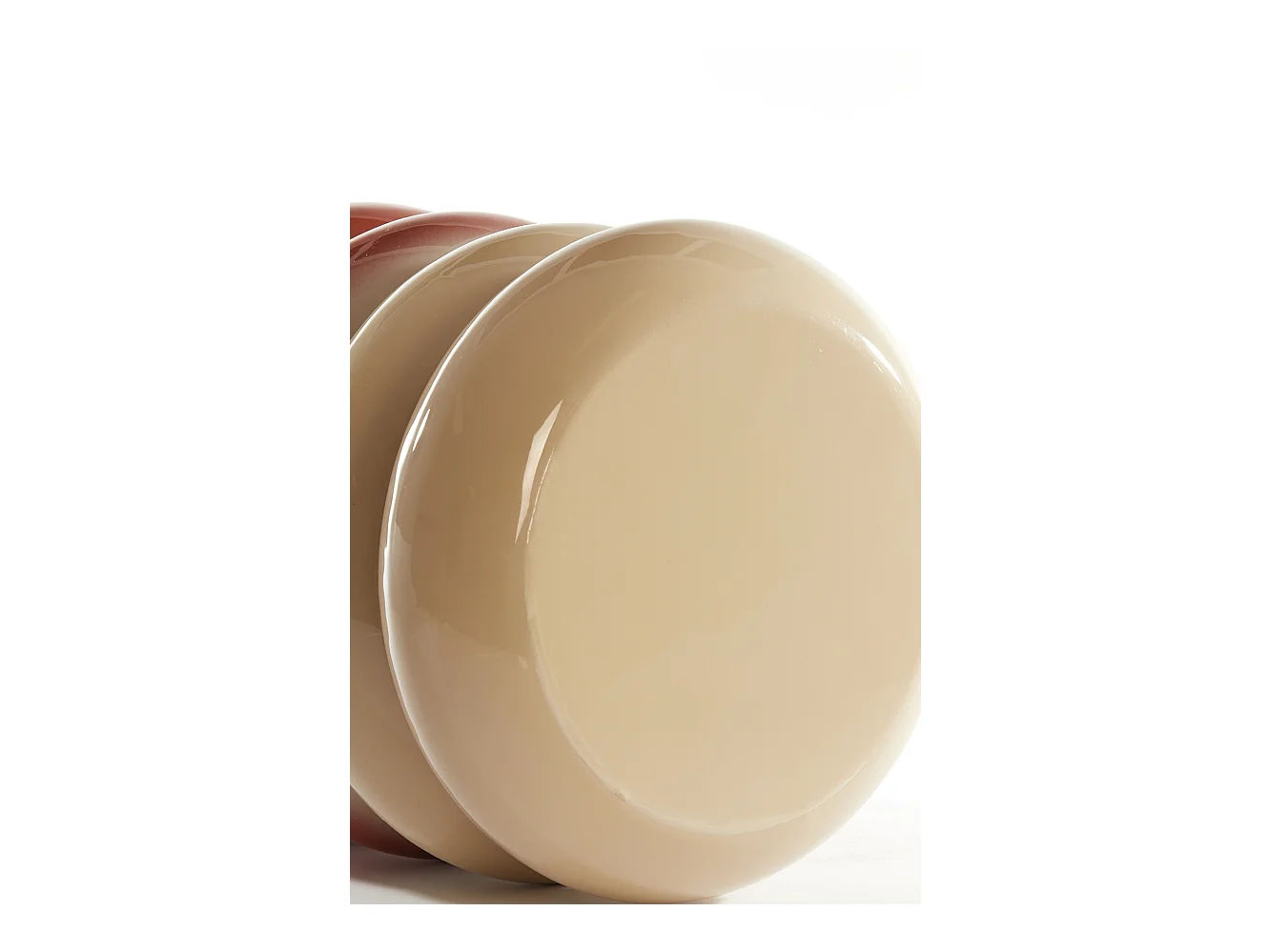 Table d'appoint MIROGI - Ø30x40cm - Blanc