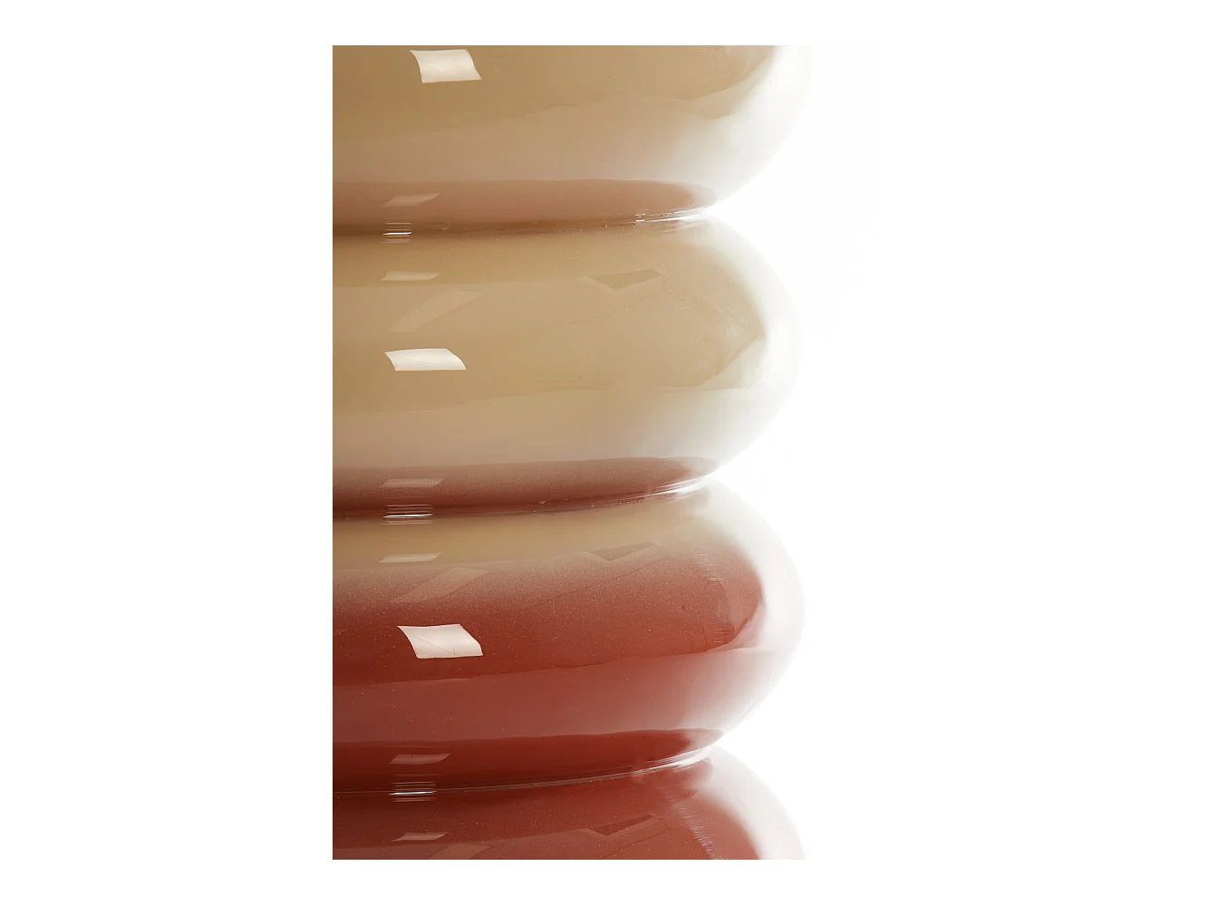 Table d'appoint MIROGI - Ø30x40cm - Blanc