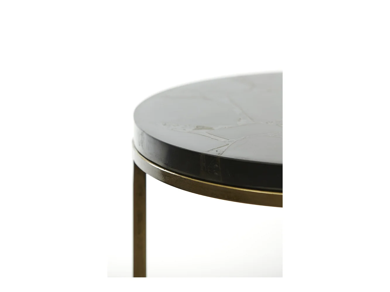 Colonne SOBRINA - Ø35x100cm - Noir - Lot de 2