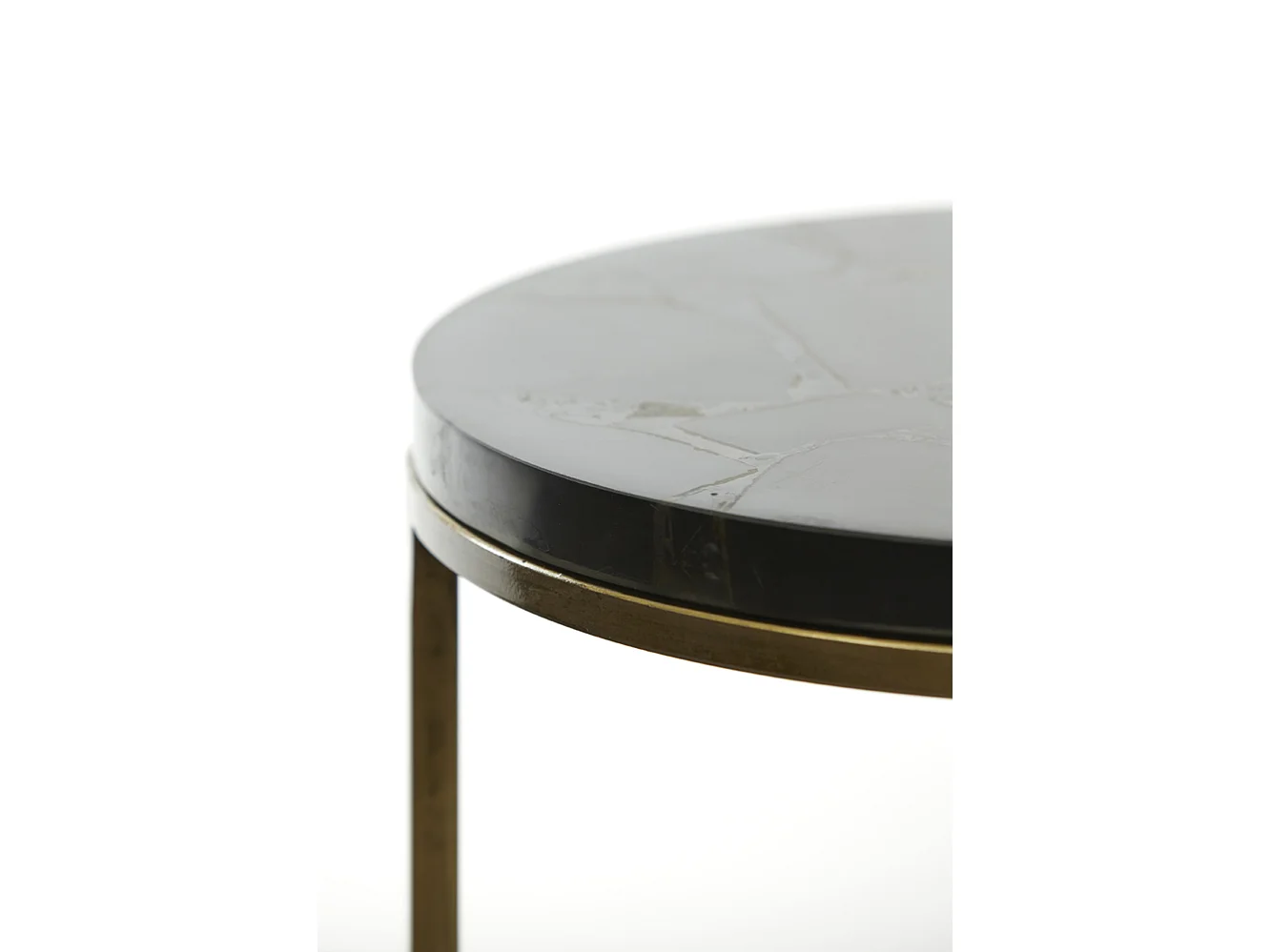 Colonne SOBRINA - Ø35x100cm - Noir - Lot de 2