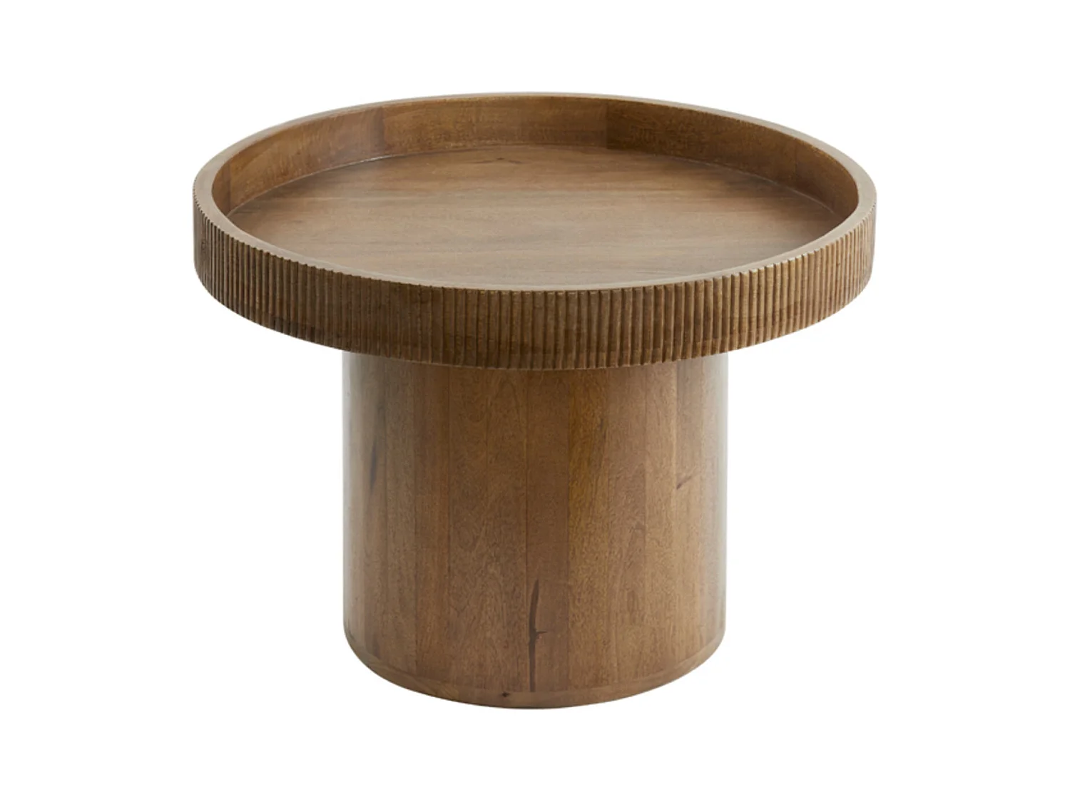 Table d'appoint KALOMO - Ø60x44cm - Marron
