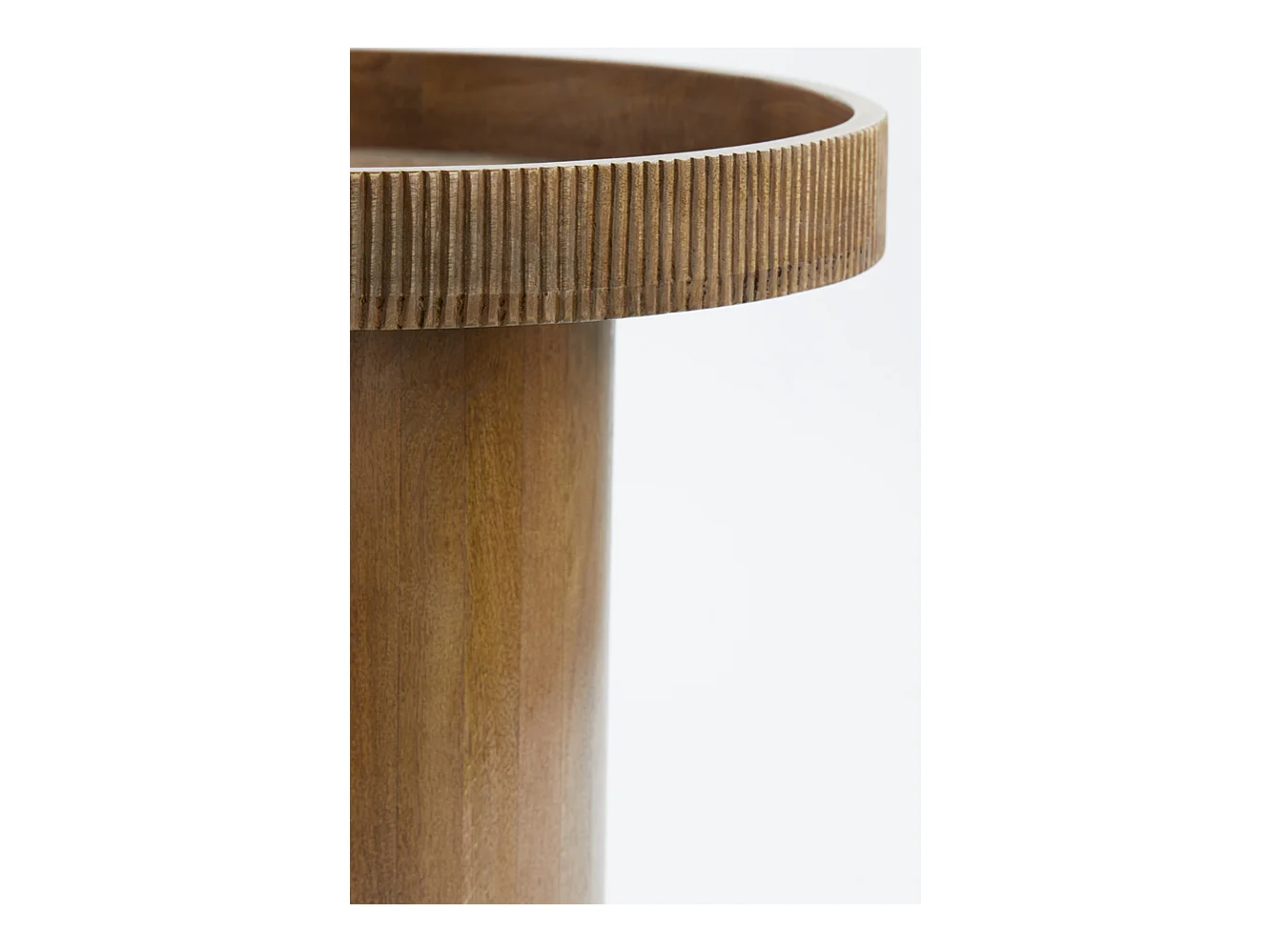 Table d'appoint KALOMO - Ø60x44cm - Marron