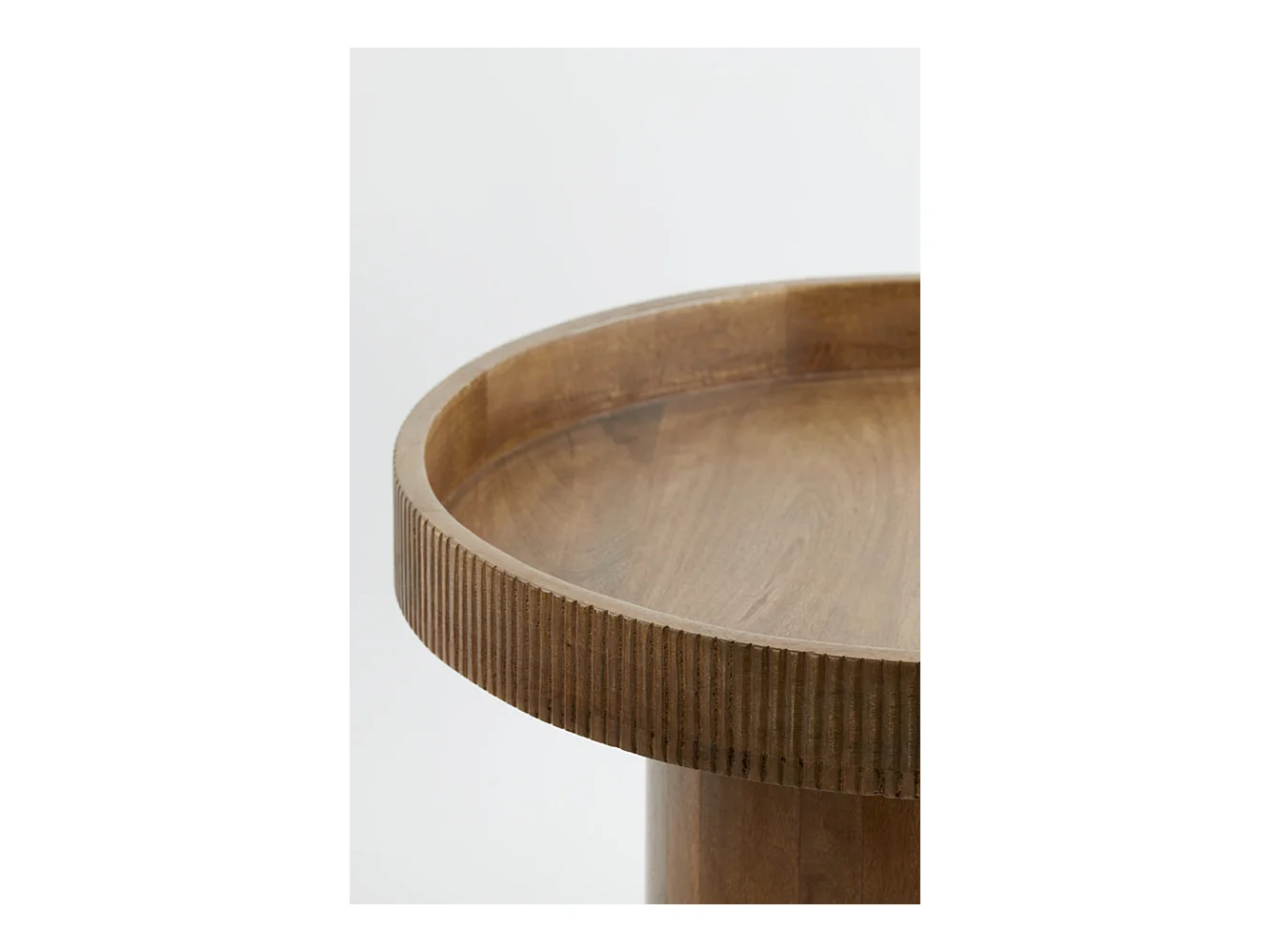 Table d'appoint KALOMO - Ø60x44cm - Marron