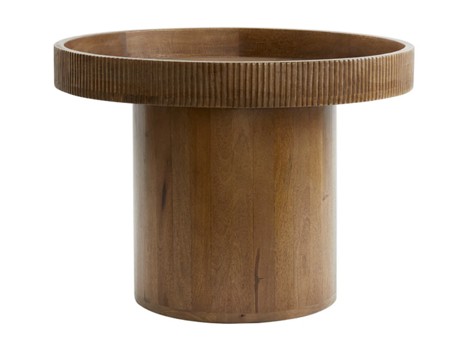 Table d'appoint KALOMO - Ø60x44cm - Marron