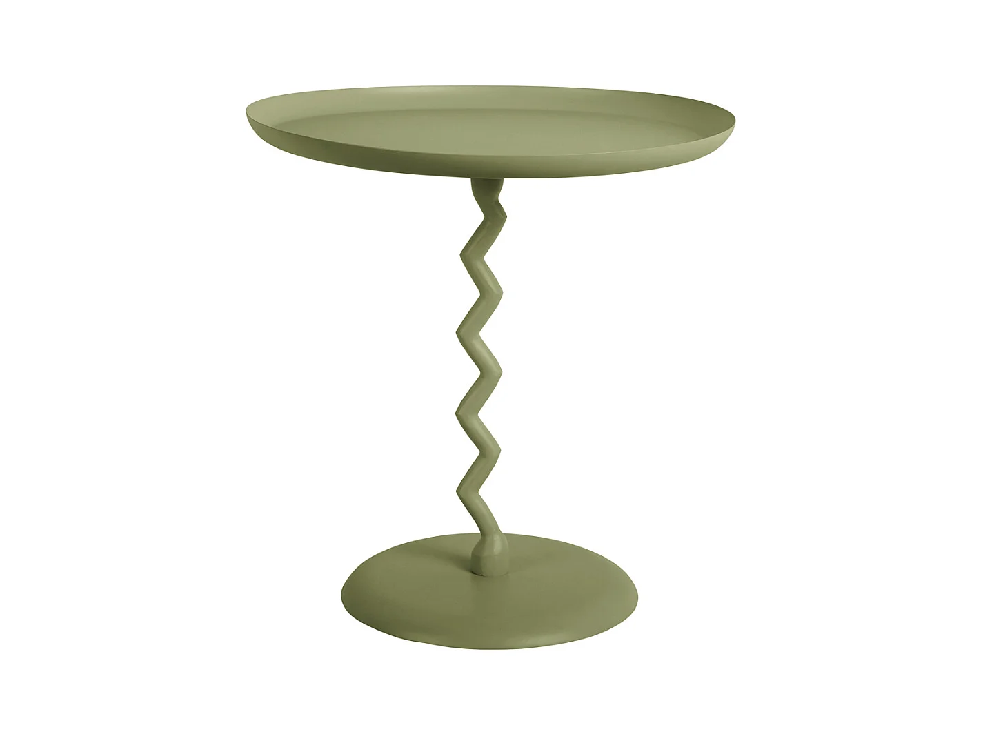Table d'appoint Zig Zag Medium - Vert kaki