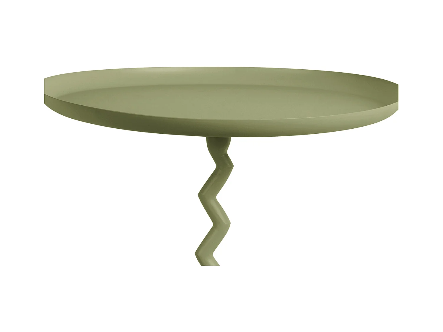 Table d'appoint Zig Zag Medium - Vert kaki