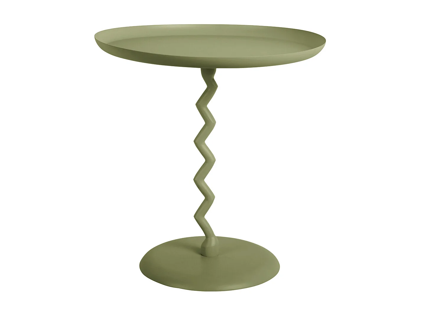 Table d'appoint Zig Zag Medium - Vert kaki