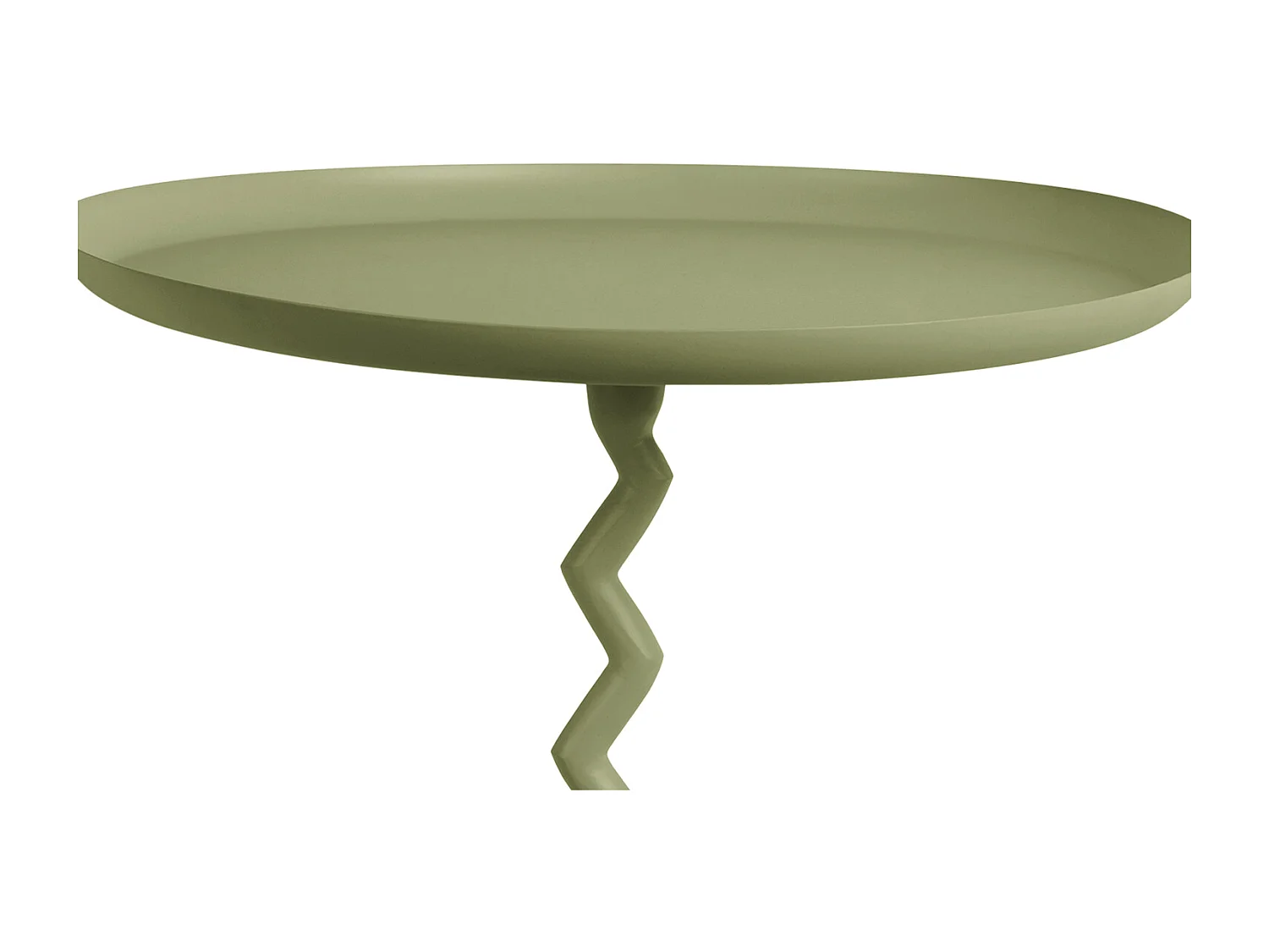 Table d'appoint Zig Zag Medium - Vert kaki