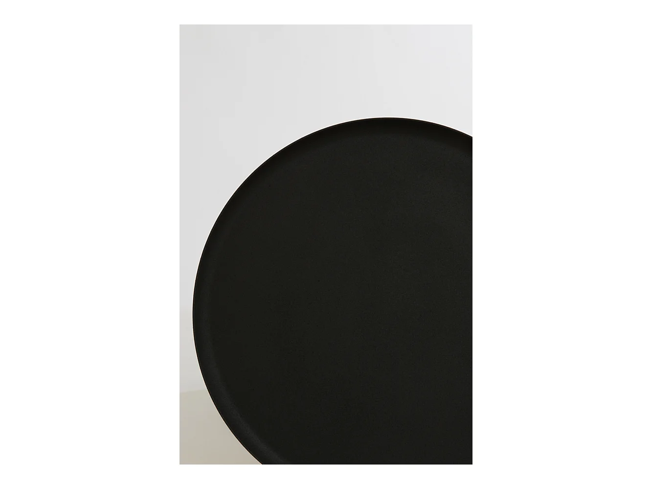 Table d'appoint MILAKI - Ø39x52cm - Noir