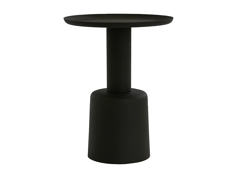 Table d'appoint MILAKI - Ø39x52cm - Noir