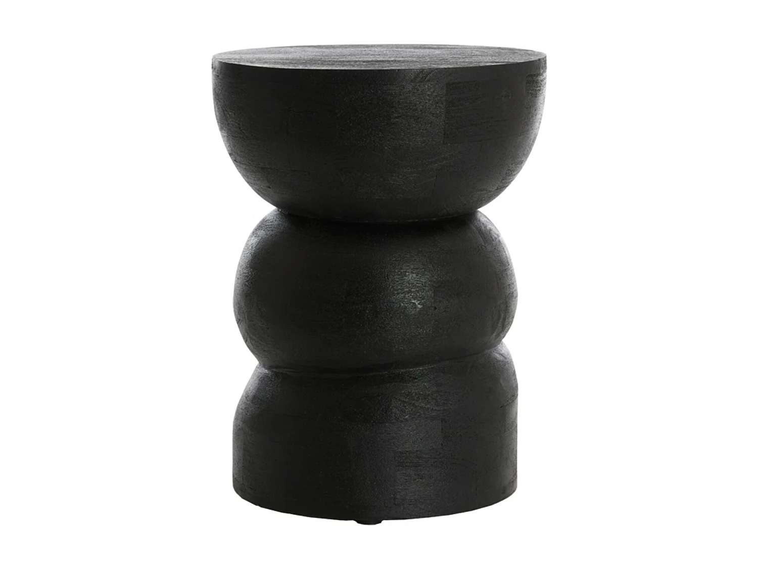 Table d'appoint AZALIO - Ø35x45cm - Noir