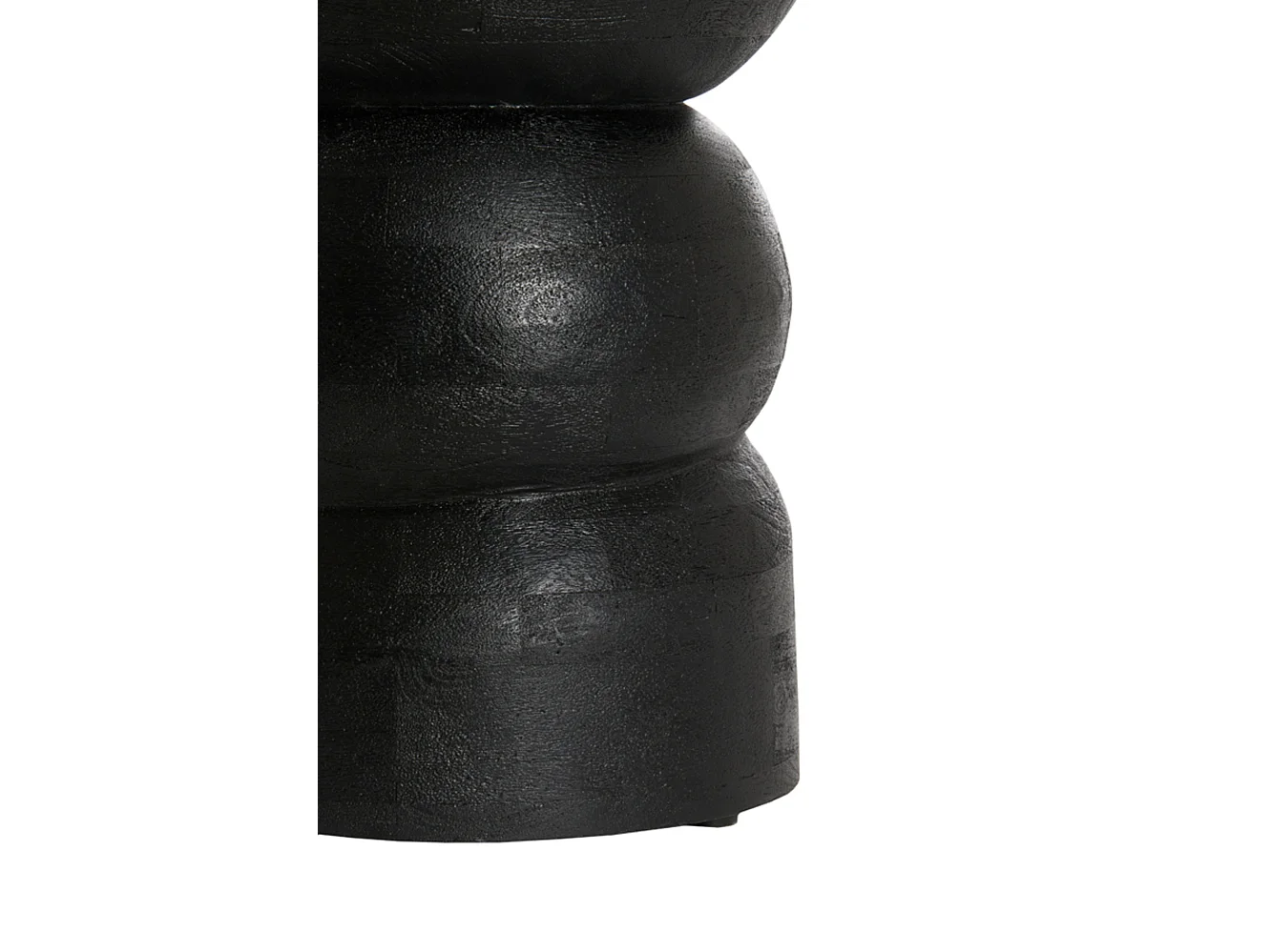 Table d'appoint AZALIO - Ø35x45cm - Noir