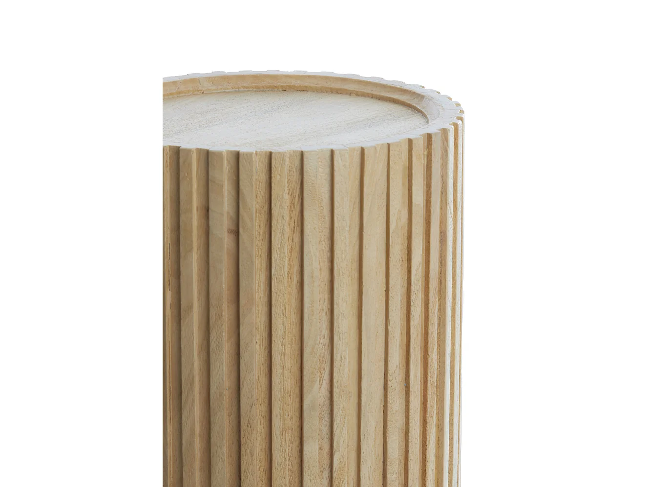 Bijzettafel KIYOSE - Ø33x47cm - Bruin