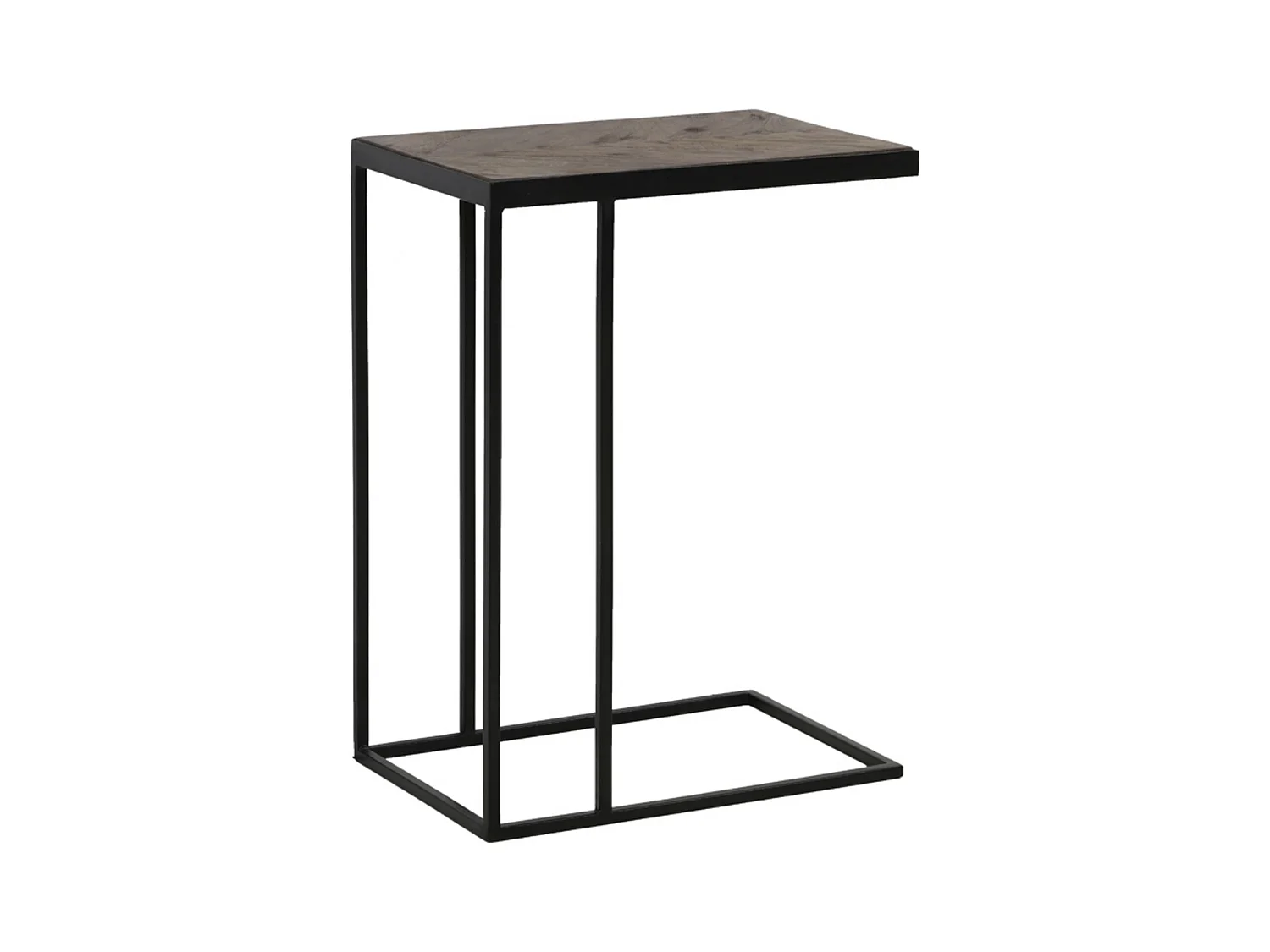 Table d'appoint CHISA - 45x30x62cm - Marron