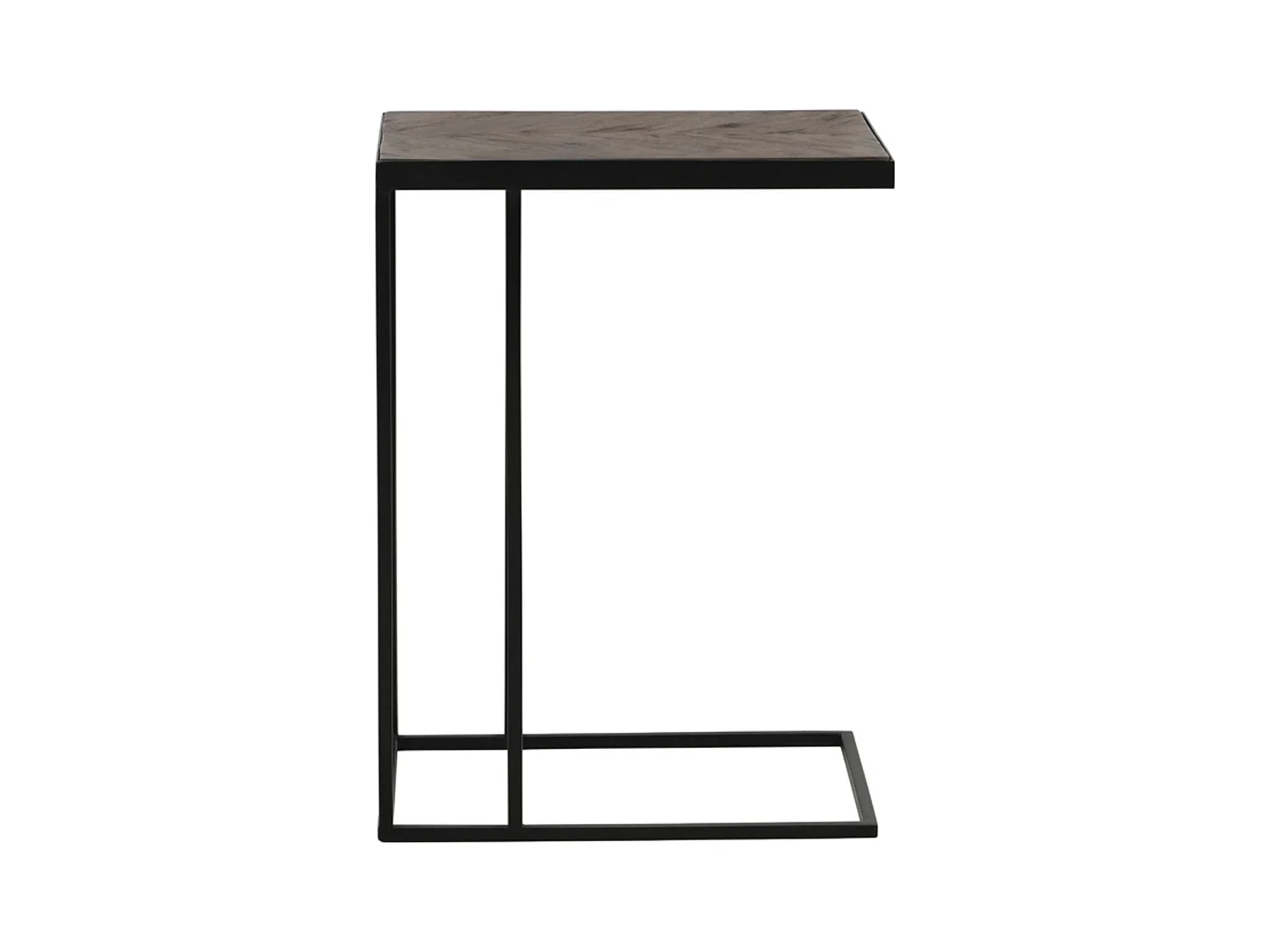 Table d'appoint CHISA - 45x30x62cm - Marron