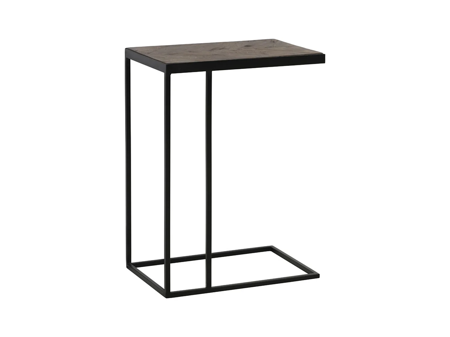 Table d'appoint CHISA - 45x30x62cm - Marron
